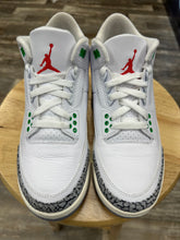 Load image into Gallery viewer, Jordan 3 Lucky Green (6Y/7.5W)
