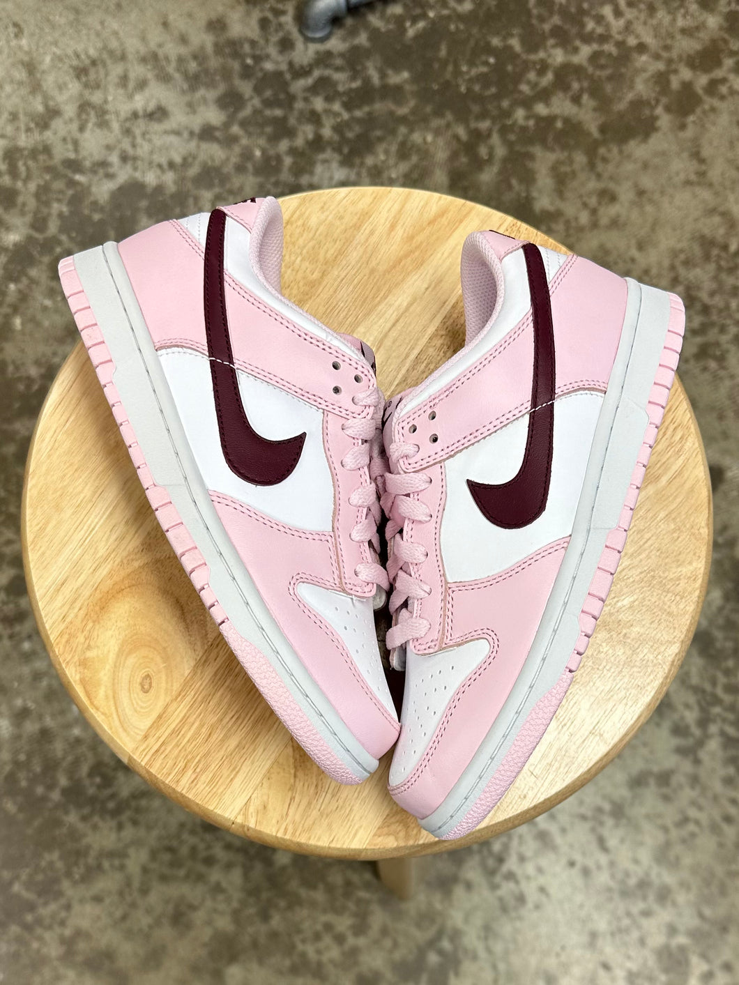 (DS) Nike Dunk Low Pink Foam (5.5Y/ 7W)