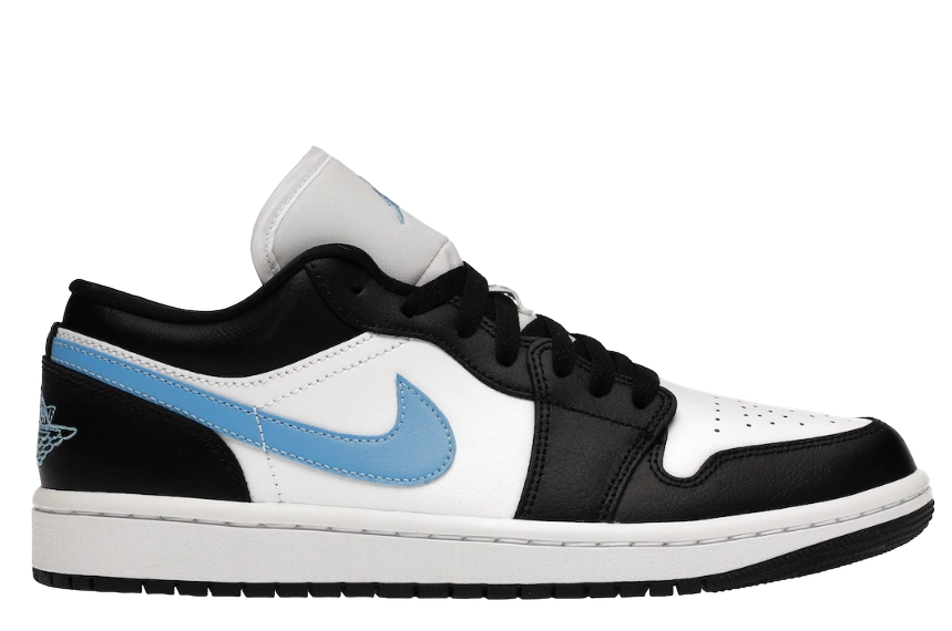 Jordan 1 Low Black University Blue (4.5Y / 6W)