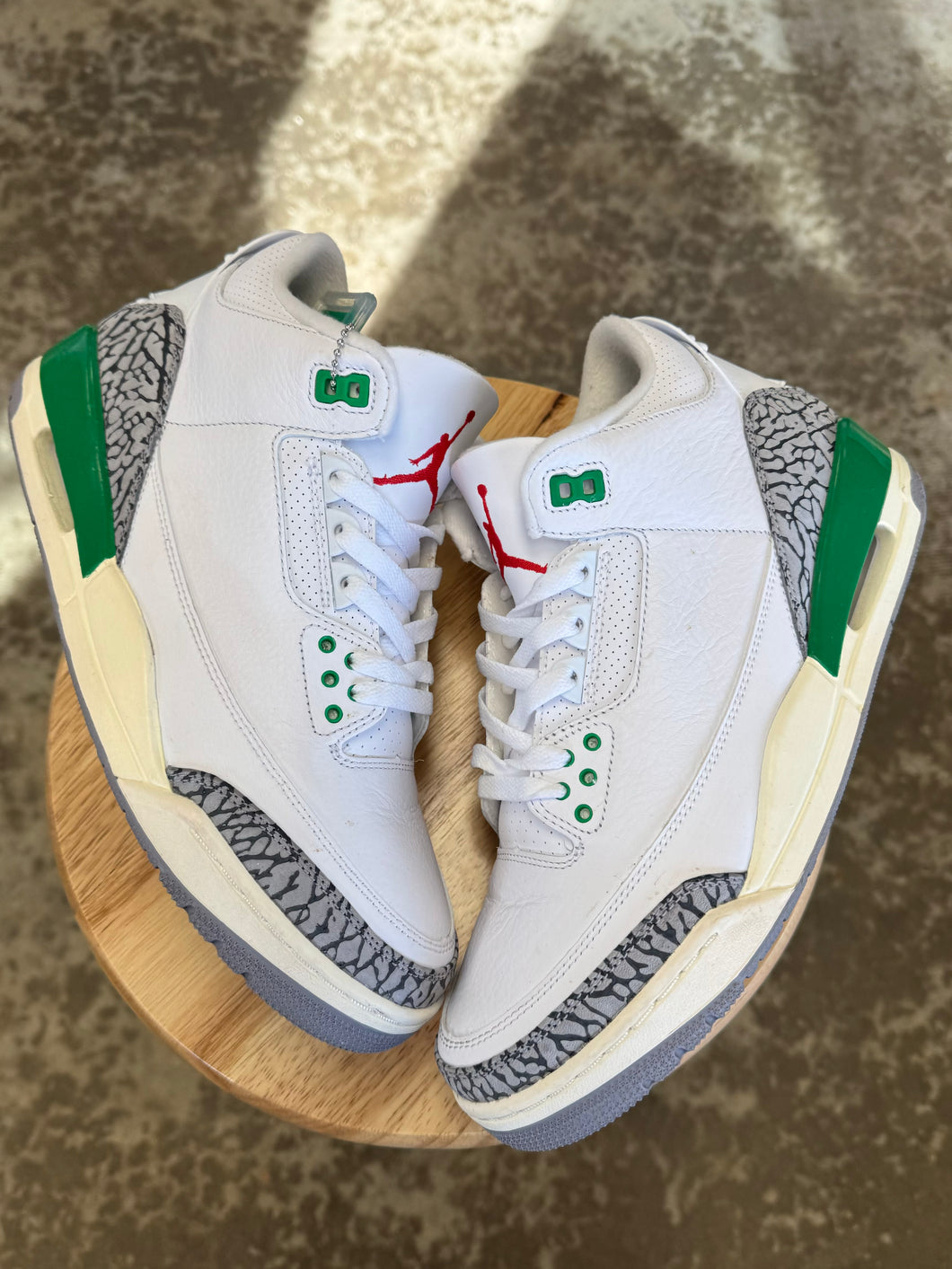 Jordan 3 Lucky Green (9.5M/11W)