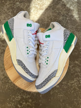 Load image into Gallery viewer, Jordan 3 Lucky Green (9.5M/11W)
